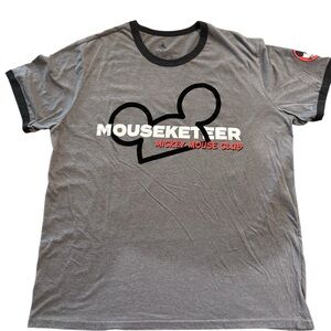 Disney Gray and Black Mousekeeper Tee